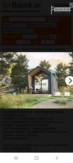 Na predaj pozemok v Trenčianskych Tepliciach vhodný na výstavbu chaty alebo montovaného domu