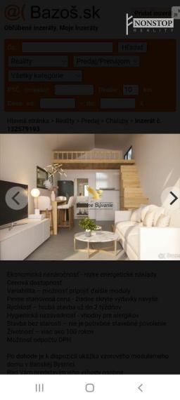 Na predaj pozemok v Trenčianskych Tepliciach vhodný na výstavbu chaty alebo montovaného domu